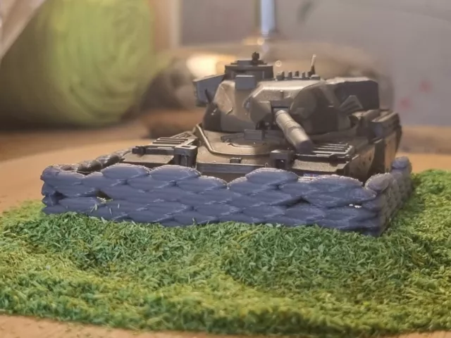 OO Gauge Tank Sandbag Position 1.76 Scale