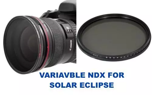 NDX HD 58MM FILTER FOR SOLAR ECLIPSE FOR FOR Canon EF 75-300mm f/4-5.6 III Lens