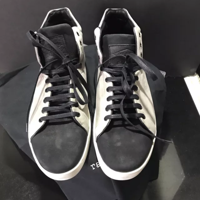 RAG & BONE Men's Black/Grey Kent Suede High Top Sneaker $325 MSRP $135. ...