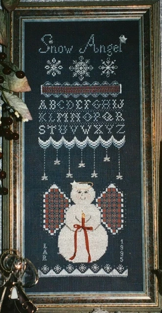 SNOW ANGEL HILLSIDE Samplings Cross Stitch Pattern HS-15 $1.99 - PicClick