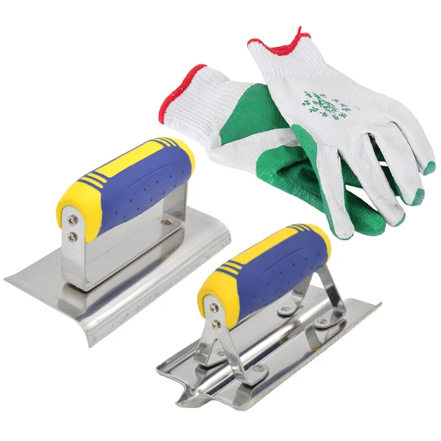 Yarryuter Betonwerkzeug-Set Aus Edelstahl - Glättkelle & Poolkelle Für Maurerarbeiten