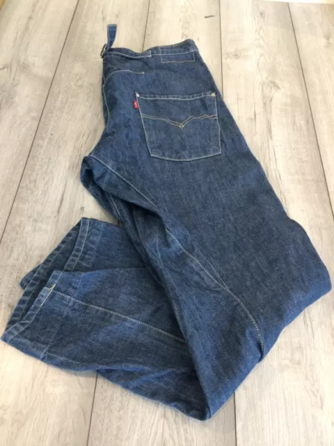 Men's Levi's Twisted Engineered Jeans 34" Waist X 34" Leg Blue.