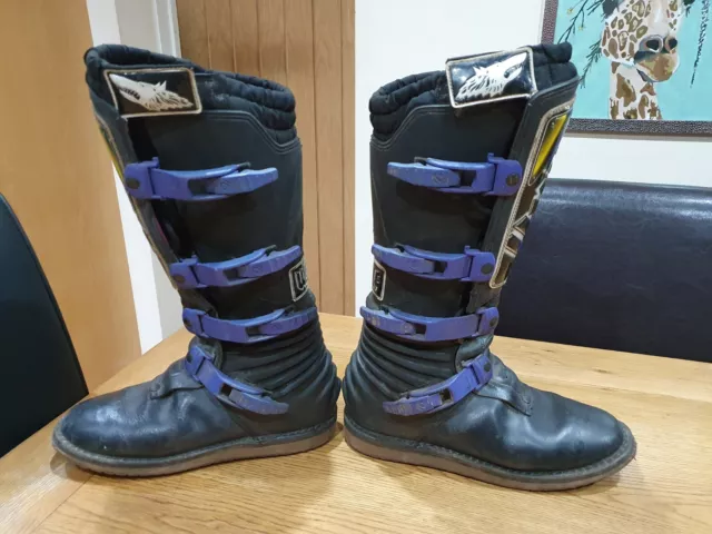Vintage motocross hotsell boots for sale