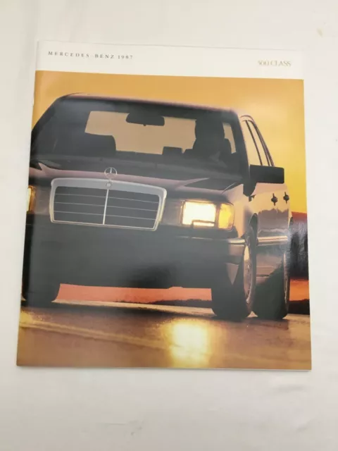 1987 Mercedes 300 Class Prestige Sales Brochure Catalog MINT