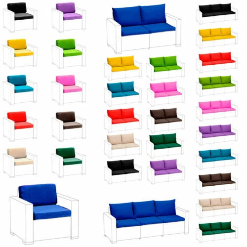 CUSHION PADS FOR Keter Allibert California Rattan Garden Furniture Sofa