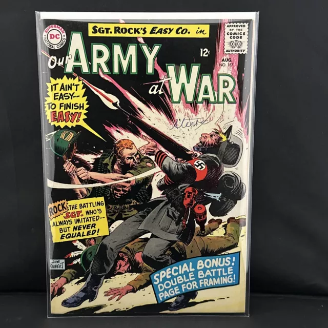 Our Army at War #157 (DC Comics 1965) Sgt. Rock World War II Joe Kubert (6.0)