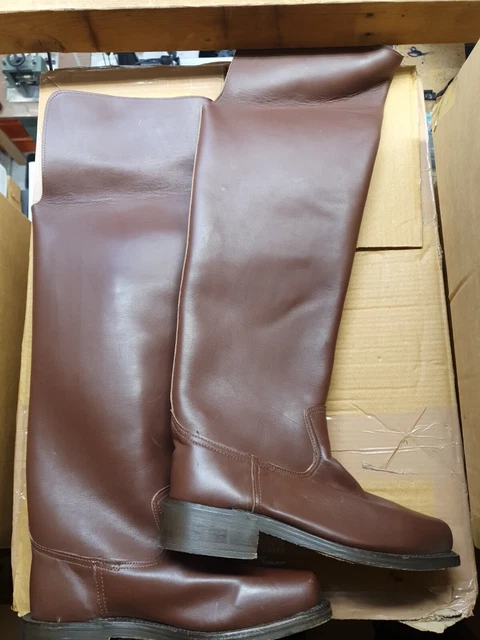 Riproduzione Stivali Cavalleria Guerra Civile Ufficiali Boot Reenactment UK9