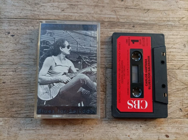 Carlos Santana Blues For Salvador K7 Cassette Audio Tape Holland 1987