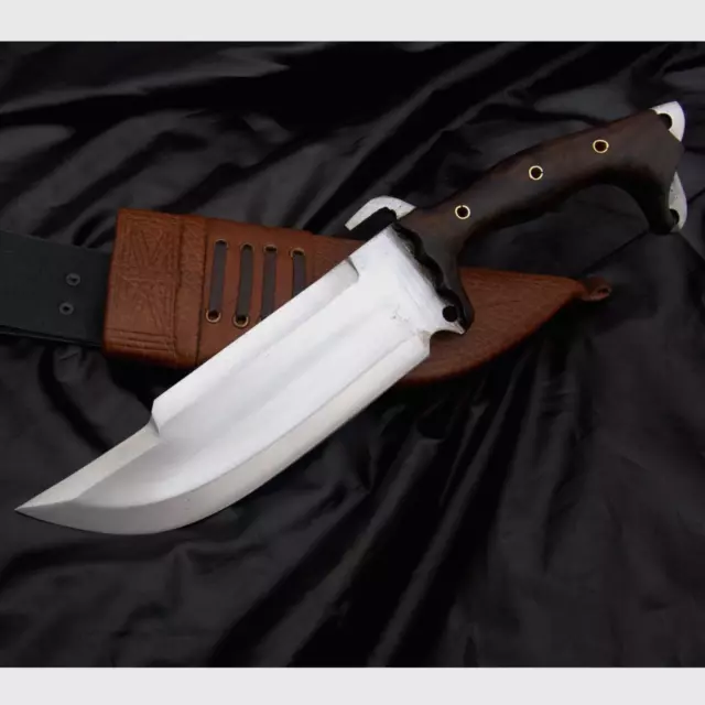 8 inches long Blade bowie knife-hunting and camping knife-knives-forged-Tempered