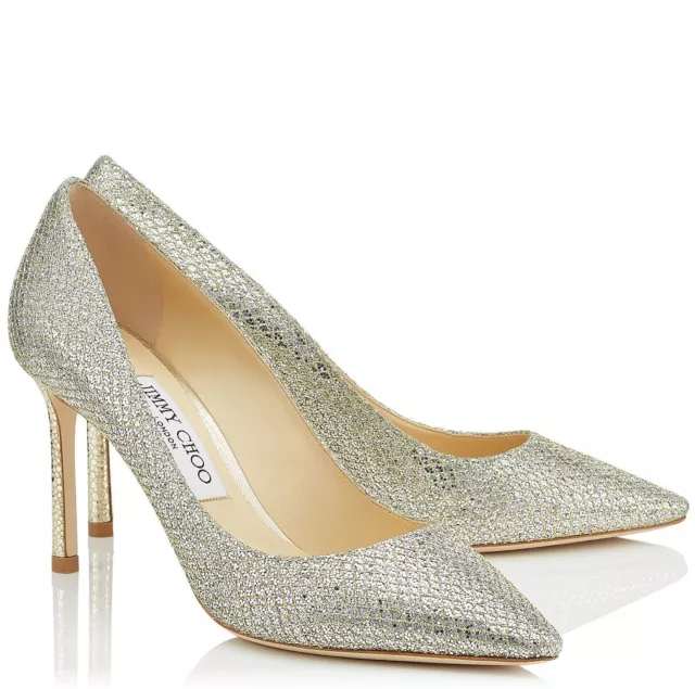 Buy Jimmy Choo Womens Romy 85 Pointed Toe Classic Pumps, Champagne, Size  8.5 at Amazon.in