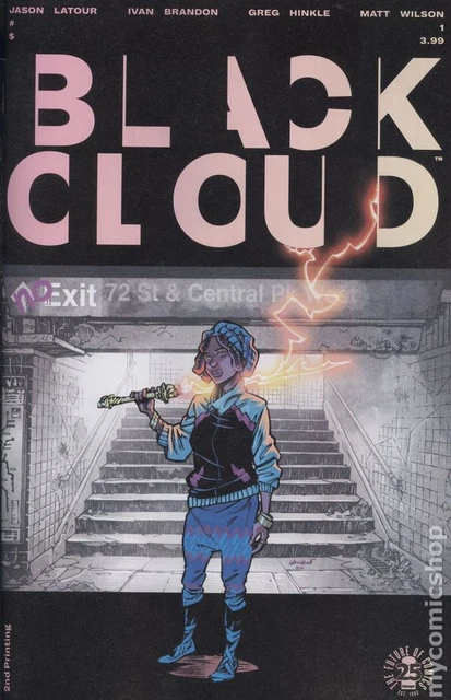 Black Cloud 1B Hinkle Variant 2nd Printing VF 2017 Stock Image