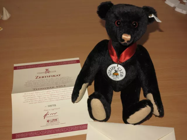 Steiff Ourson en Peluche " 1912 Steiff Club " 35 CM Grand Limited En Neuf