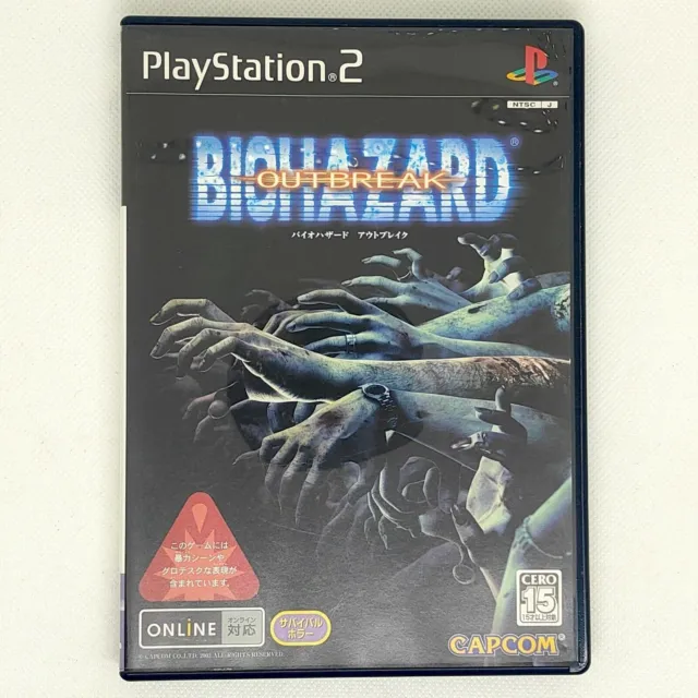 Biohazard Outbreak Resident Evil Sony PlayStation 2 PS2 CAPCOM