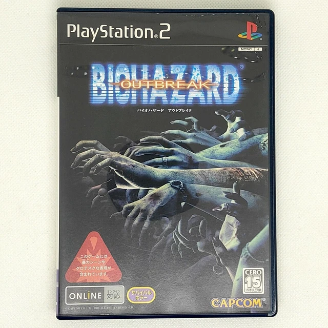Biohazard Outbreak Resident Evil Sony PlayStation 2 PS2 CAPCOM