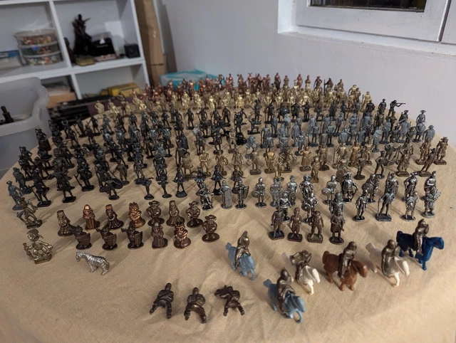 Lot De Soldats De Plomb Français Vintage - époque XXe Siècle, Occasion 'en L'état', Pour Collection