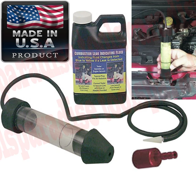 AUTO ENGINE BLOCK Combustion Gas Leak Detector Indication Fluid Tester