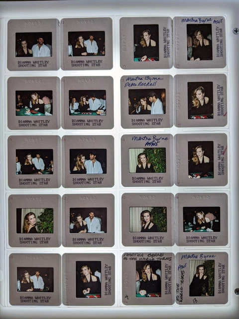 Dw5-407 Martha Byrne, Peter Reckell Lot (20) 35Mm Orig Slide Via Dianna Whitley