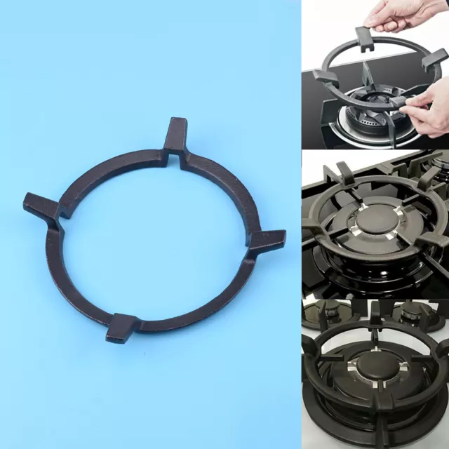Cast Iron Wok Support Pan Holder Ring Cook Top Stand Gas Hob Rack Cooker Burner