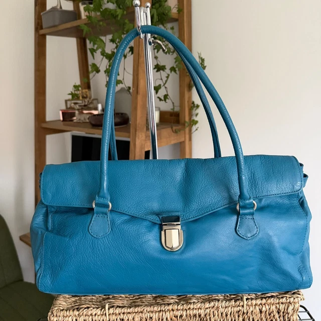 Sac à Main Junior Drake Modèle Luisa - Orange, Cuir - Taille Large - Neuf Avec étiquettes