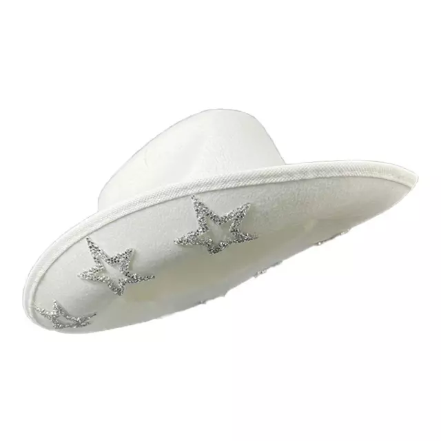 RHINESTONE COWGIRL HAT Disco Cowboy Hat Felt Western Nashville ...