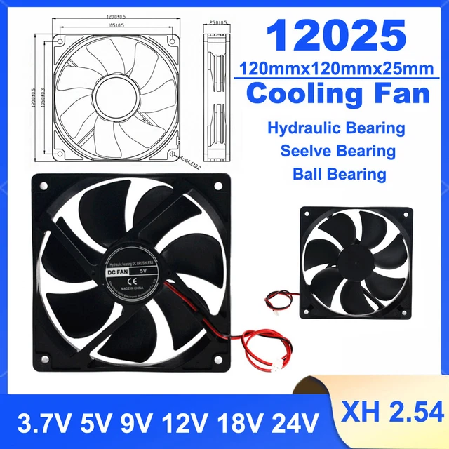 1 PCS YaLn FAN Fan D12BM-12D DC 12V 2.3A 12038 12CM 4 Pin cooling fan