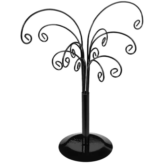 Wrought Iron Dangle Earrings Storage Rack Spiral Ornament Display Stand