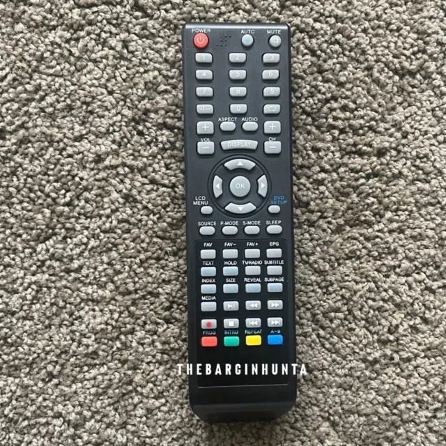GRUNDIG TV Replacement Remote for models GLCD1908HDV, GLCD2208HDV