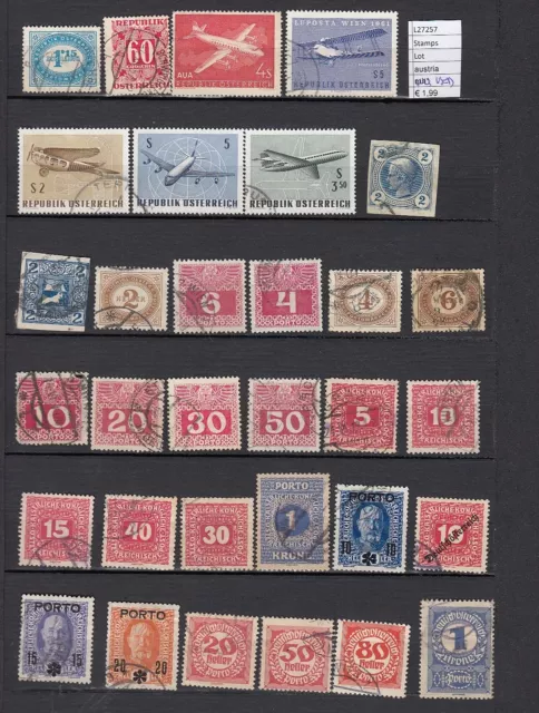 Francobolli  Stamps Lotto Austria Usati Used  (L27257)