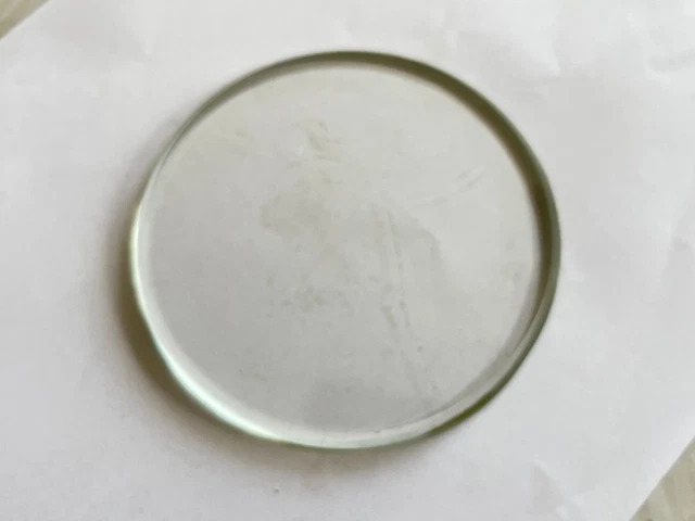 Verre Rectangulaire Biseauté Pour Pendule Officier – 84,60 X 51mm – Occasion