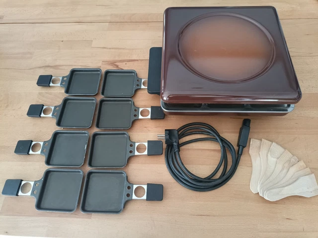 Appareil à Raclette Tefal Vintage Années 70/80 – Orange – Modèle PY7108