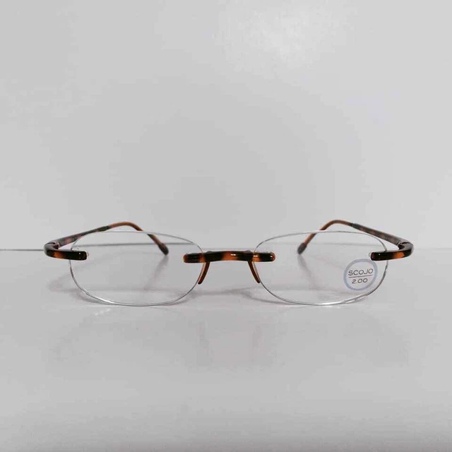 Scojo New York Gels Distortion Free Lightweight Reading Glasses Tortoise Color