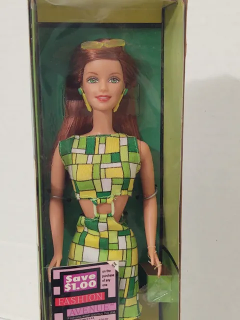 2000 Mattel Hip 2 The Square Barbie Doll Redhead New