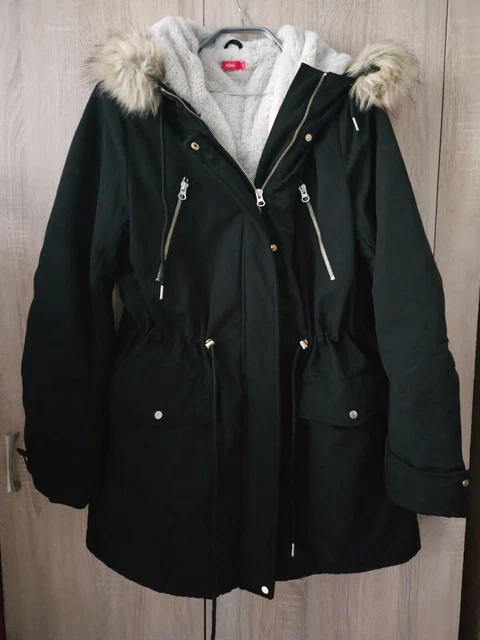 Veste Courte Femme Morgan En Fourrure De Lapin Noire Taille 38 M