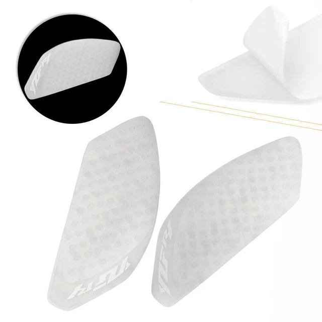 White Gas Tank Side Pad Knee Grip Decal Trim For YAMAHA YZF-R1 2009-2014 2010