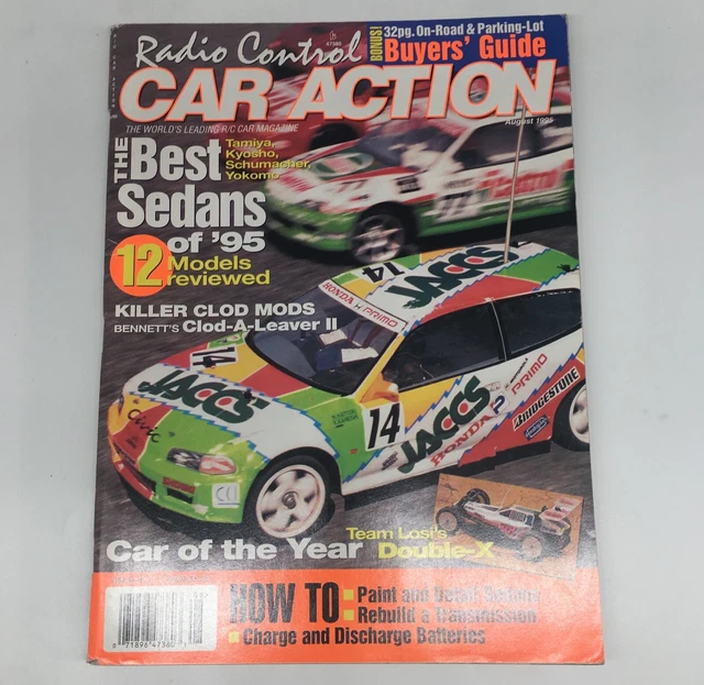 RADIO CONTROL CAR Action RCCA Magazine August 1995 Vintage RC £16.12