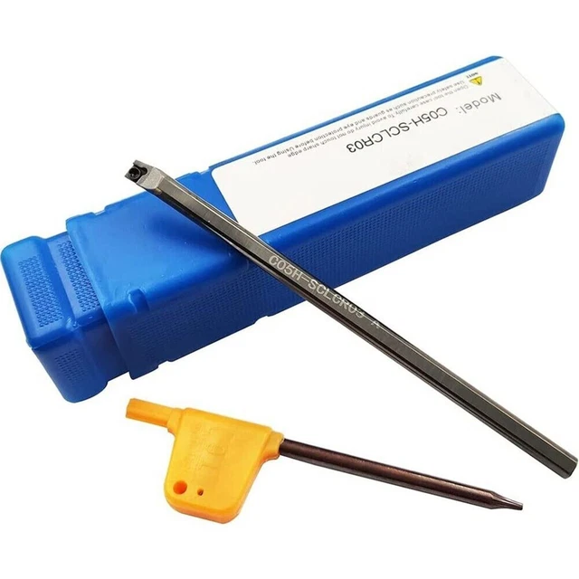 CNC Lathe 5mm Boring Bar C05H-SCLCR03 Easy Installation Shockproof Shank