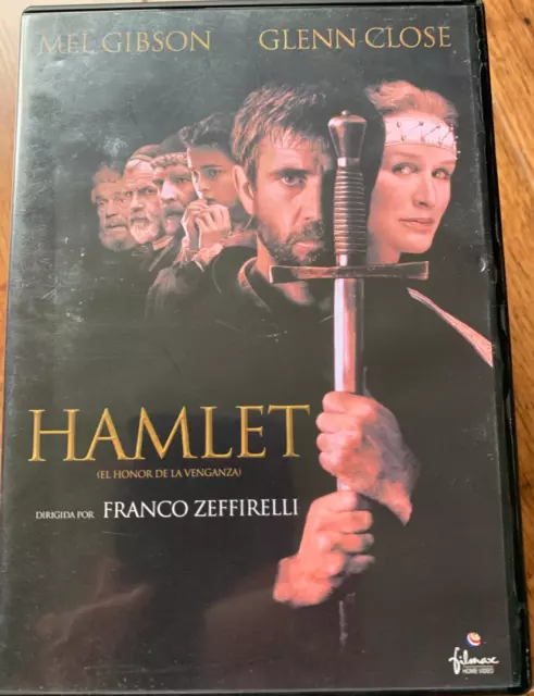 Hamlet DVD 1990 William Shakespeare Movie Classic w/ Mel Gibson Spanish Release