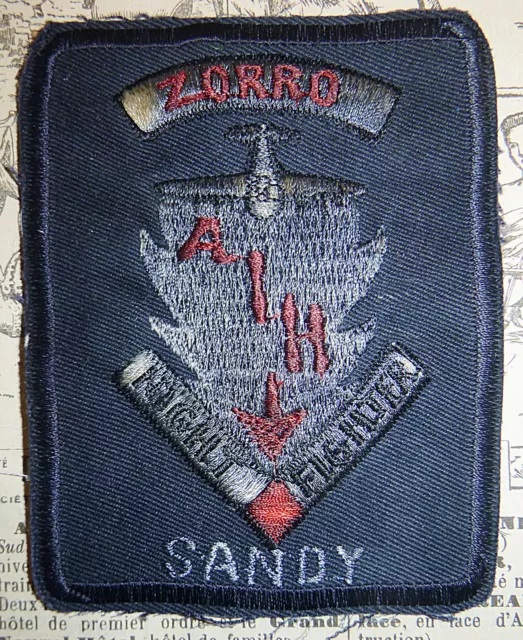 ZORRO - Flight Patch - A1 NIGHT FIGHTER - USAF - SKYRAIDER - Vietnam War - K.425