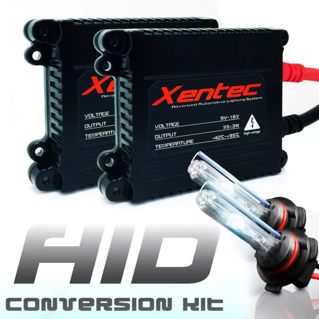 XENTEC Metal 55W HID Conversion Kit H4 H7 H11 H13 9003 9005 9006 6K HiLo BiXenon