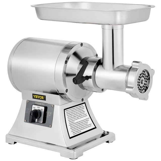VEVOR Electric Meat Grinder Commercial 331lbs/h 1100W Sausage Stuffer Filler