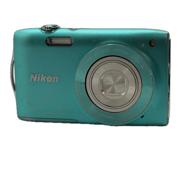 CÁMARA DIGITAL NIKON COOLPIX S3300 azul turquesa EUR 119,77