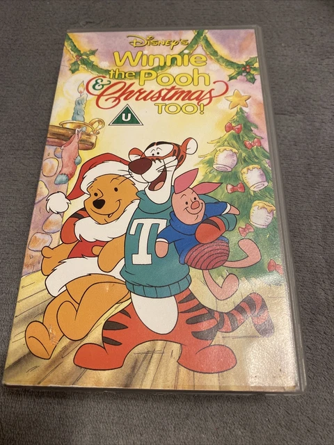Winnie The Pooh And Christmas Too Vhs WINNIE THE POOH And (&) Christmas Too! Disney - Vhs Video Fully Working