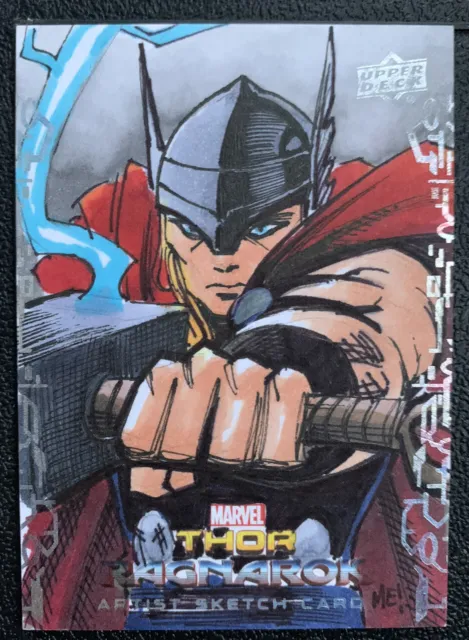 2017 Upper Deck Marvel Thor: Ragnarok Sketch Cards 1/1 Mason Easley #SKT Auto
