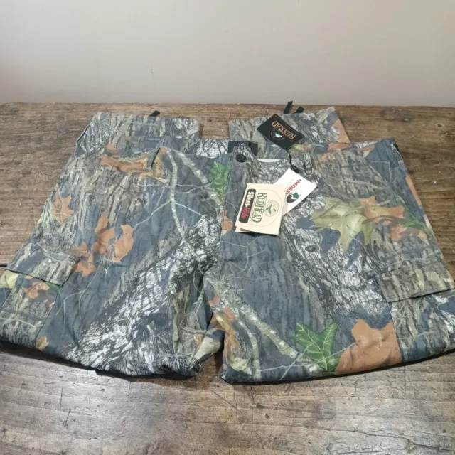 NWT RedHead Cargo Pants Mens 3XL XXXL Mossy Oak Camo Camouflage Hunting Pockets