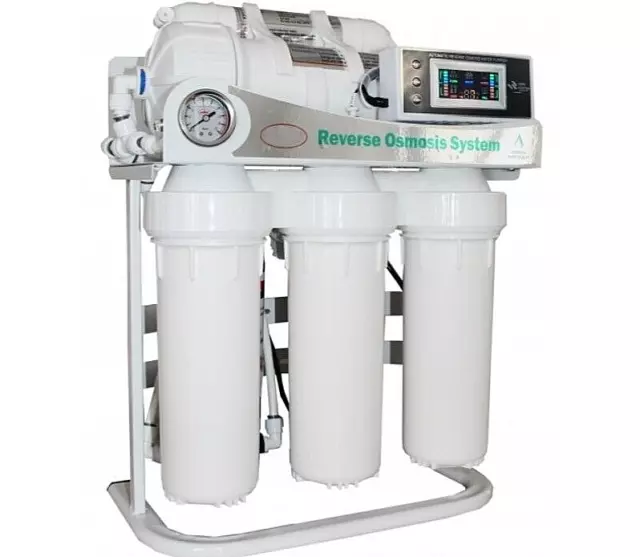 9 Niveles 800 Gpd Osmosis Inversa Agua Filtro Sistema Directflow Biofotones LCD