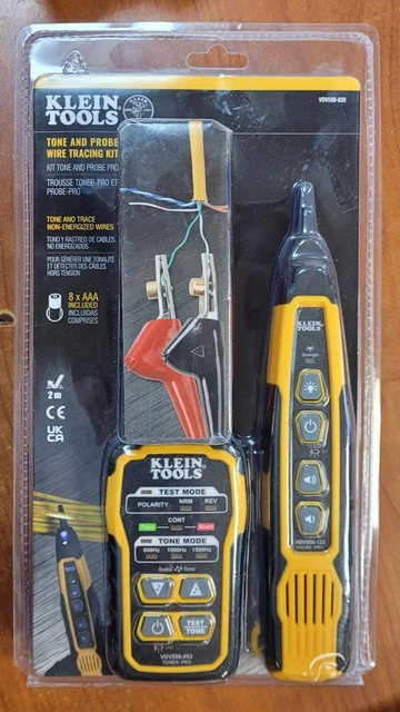 BRAND NEW! Klein Tools VDV500-820 Tone and Probe PRO Kit