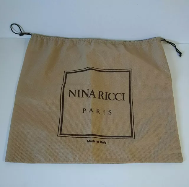 NINA RICCI: Dust Bag Storage Travel Shoe Bag Drawstring Clean Vintage Authentic