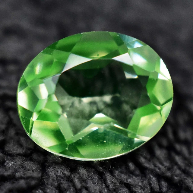 Pietra Preziosa Sciolta 7,50 Ct Naturale Ovale Verde - Foto 4
