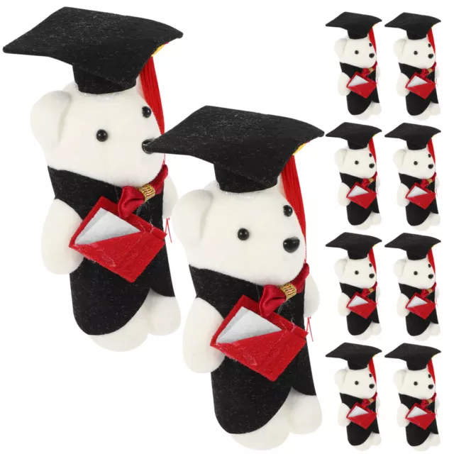 20 Pcs Dr. Bear Plush Stuffed Animals Graduation 2023 Cuddly The Flowers