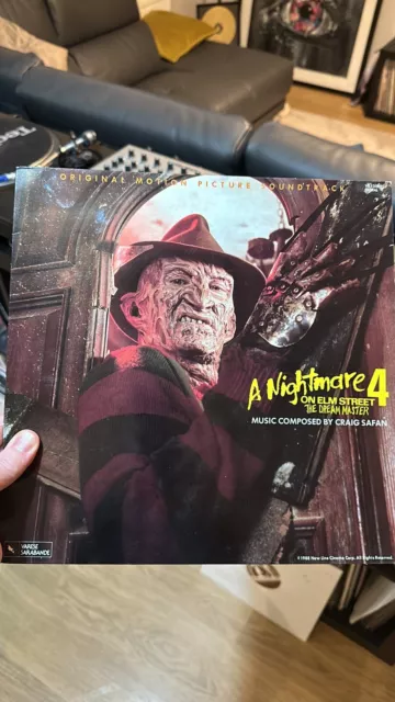 Nightmare On Elm Street 4 "The Dream Master Vinyl Soundtrack 1988 Germany LP